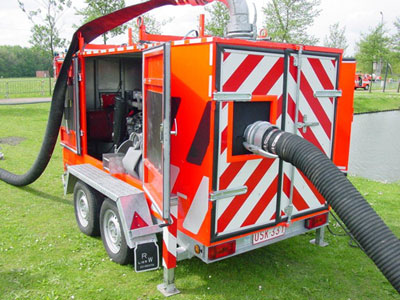 Dieselmotorpomp-Brandweer